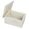Hello Honey® White Marble Box Storage Container with Lid